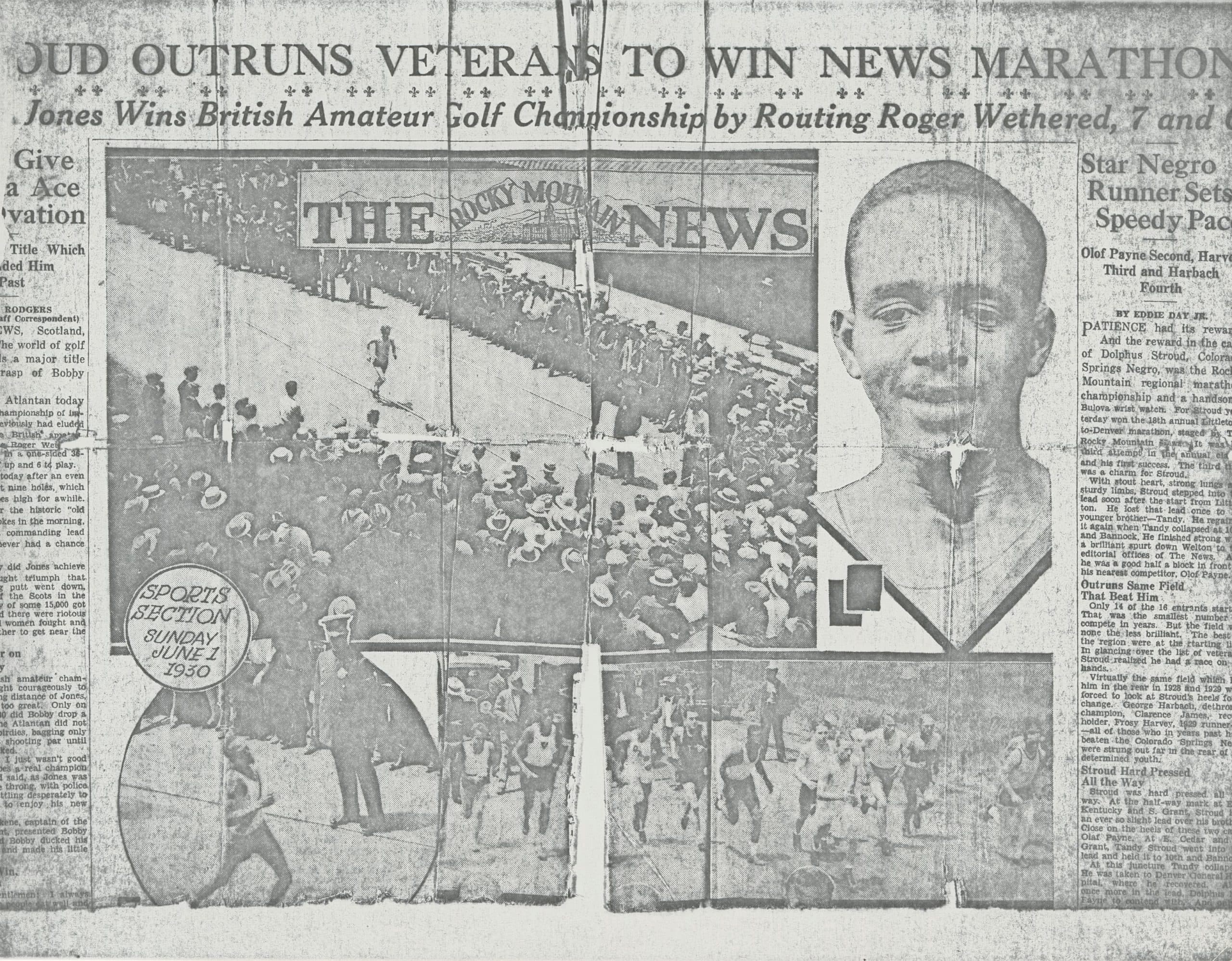 Dolphus Stroud newspaper clippings